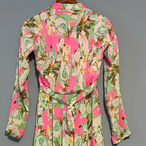 Floral Print 💐Long Sleeve Maxi Dress - Picture 4 of 5